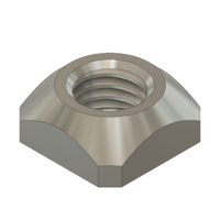 MODULAR SOLUTIONS STAINLESS STEEL FASTENER<BR>5/16" SQUARE NUT